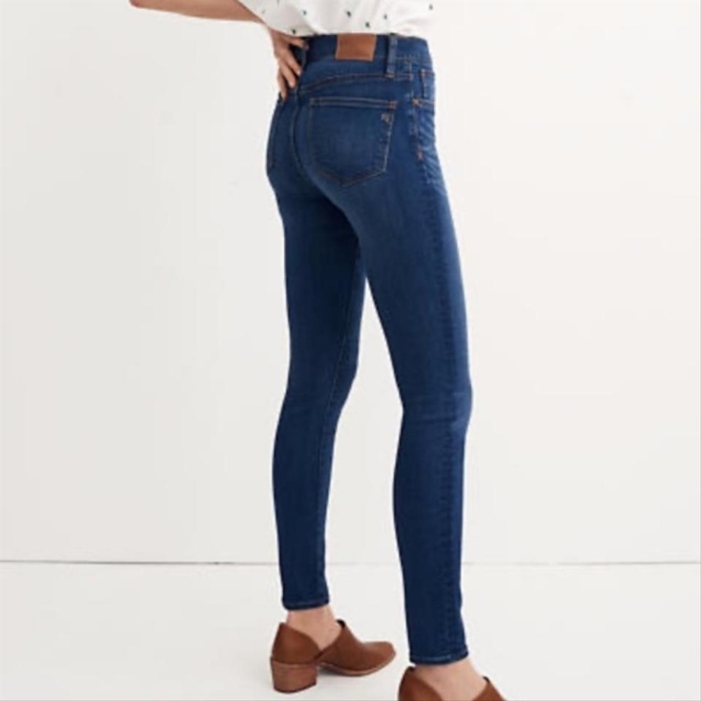 MadeWell 9' Mid Rise Skinny Jaens Blue Wash